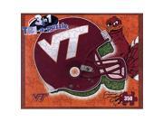 Virginia Tech Helmet 3 in 1 350 Piece Puzzle by Late For The Sky Production Co.