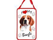 Beagle Ceramic Wall Plaque by Spoontiques Inc.
