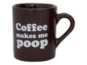 Coffee Makes Me Poop Coffee Mug by Island Dogs
