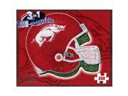 Arkansas Razorbacks Helmet 3 in 1 Puzzle by Late For The Sky Production Co.