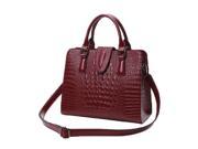 Genuine Leather Bag Ladies Crocodile Pattern Women Messenger Bags Handbags Women Famous Brand Designer