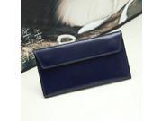 Genuine Leather Women Wallet Long Purse Vintage Solid Cowhide Multiple Cards Holder Clutch Fashion Standard Wallet KJ169