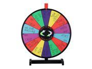 18 Tabletop Dry Erase Color Prize Wheel Fortune Design Carnival Spinning Game