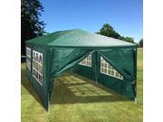 20 x10 Green Outdoor Wedding Party Fetes Cater Patio Gazebo w Removable Side Wall Canopy