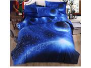 3D Printed Twin Size Bed Set Quilt Duvet Cover w Pillowcase Galaxy Sky Cosmos Night S6