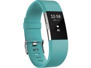 Fitbit Charge 2 Heart Rate Fitness Wristband, Small - Teal