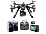 Contixo F17+ RC Quadcopter Photography Drone 4K Ultra HD Camera 16MP, Brushless Motors, 1 High Capacity Battery, Supports GoPro Hero Cameras, Alum Hard Case - B