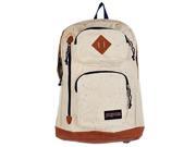 jansport unisex houston natural speckled canvas backpack