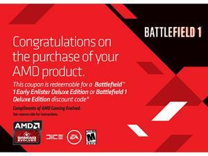 AMD Gift - Coupon Code for Battlefield 1 Early Enlister Deluxe Edition or Battlefield 1 Deluxe Edition discount code AMD Gift - Coupon Code for Battlefield 1 Early Enlister Deluxe Edition or Battlefield 1 Deluxe Edition discount code
