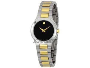 Movado Museum Ladies Two Tone Watch 0606182 Movado Museum Ladies Two Tone Watch 0606182