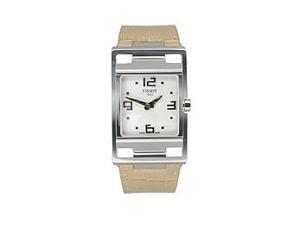 Tissot My-T Light Brown Leather Silver Dial Women's Watch #T032.309.16.037.00 Tissot My-T Light Brown Leather Silver Dial Women's Watch #T032.309.16.037.00