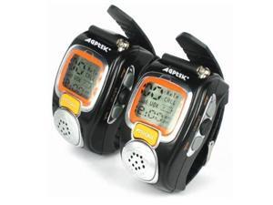 AGPtek MT1 2-Way Wrist Watch Walkie Talkie (Pair ) - Black/Orange AGPtek MT1 2-Way Wrist Watch Walkie Talkie (Pair ) - Black/Orange