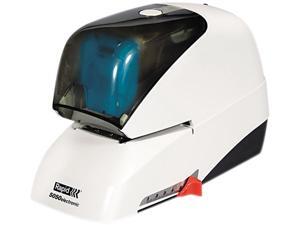 5050e Heavy-Duty Flat Clinch Electric Stapler 60-Sheet Capacity White 5050e Heavy-Duty Flat Clinch Electric Stapler 60-Sheet Capacity White
