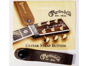 Martin Leather Guitar Strap Button, Brown Martin Leather Guitar Strap Button, Brown
