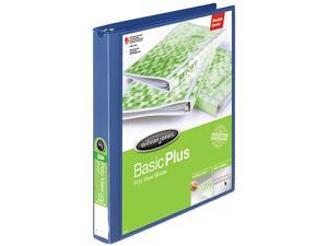 Acco-Wilson Jones WLJ43345 Poly View Binder- 1in. Size- 175 Sheet Cap- 11in.x8-.50in.- Blue Acco-Wilson Jones WLJ43345 Poly View Binder- 1in. Size- 175 Sheet Cap- 11in.x8-.50in.- Blue