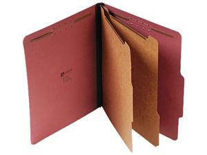 Universal 10270 Pressboard Classification Folder Letter 6-Section Red Universal 10270 Pressboard Classification Folder Letter 6-Section Red