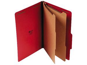 Universal 10313 Pressboard Classification Folders Legal 6-Section Ruby Red 10/box Universal 10313 Pressboard Classification Folders Legal 6-Section Ruby Red 10/box
