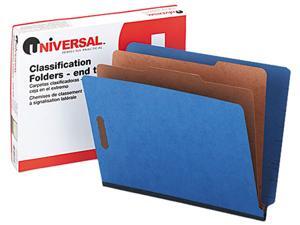 Universal 10318 Pressboard End Tab Classification Folders Ltr 6-Section BE 10/box Universal 10318 Pressboard End Tab Classification Folders Ltr 6-Section BE 10/box