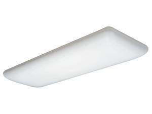 Lithonia Lighting White 4' White 4 Bulb T8 Fluorescent Ceiling Fixture Lithonia Lighting White 4' White 4 Bulb T8 Fluorescent Ceiling Fixture