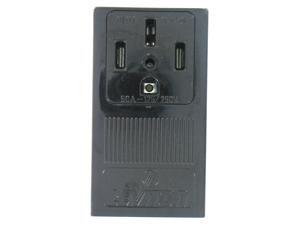 Leviton 061-55050 Industrial Grade Straight Blade Surface Mount Receptacle Leviton 061-55050 Industrial Grade Straight Blade Surface Mount Receptacle