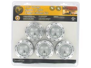 Good Earth Lighting SUNSPOT Stainless Steel 5 Count Xenon Puck Lights Good Earth Lighting SUNSPOT Stainless Steel 5 Count Xenon Puck Lights