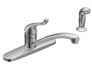 1H Kitchen Faucet W Spray Chrm MOEN INC Moen Kitchen Single Handle CA87530 1H Kitchen Faucet W Spray Chrm MOEN INC Moen Kitchen Single Handle CA87530