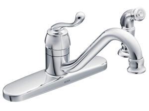 MOEN CA87520 Muirfield One Handle Low Arc Kitchen Faucet Chrome MOEN CA87520 Muirfield One Handle Low Arc Kitchen Faucet Chrome