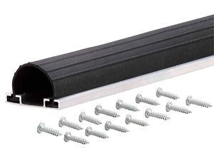 M-D BUILDING PRODUCTS 18' Black Universal Aluminum & Rubber Garage Door Bottom M-D BUILDING PRODUCTS 18' Black Universal Aluminum & Rubber Garage Door Bottom