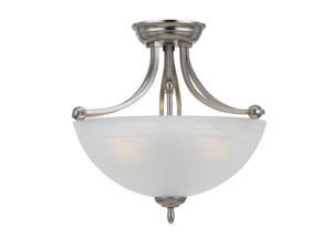 Quoizel Silver Delray Empire Silver Large Semi Flush Quoizel Silver Delray Empire Silver Large Semi Flush