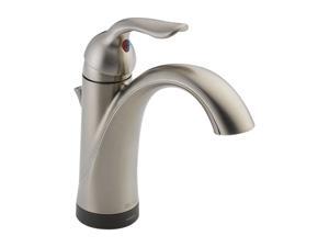 DELTA 538T-SS-DST Single Hole Lahara Single Handle Lavatory Faucet with Touch2O.xt Technology Stainless Steel DELTA 538T-SS-DST Single Hole Lahara Single Handle Lavatory Faucet with Touch2O.xt Technology Stainless Steel