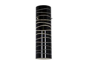Access Lighting Anari Silk Contemporary Black Lined Glass Shade Access Lighting Anari Silk Contemporary Black Lined Glass Shade