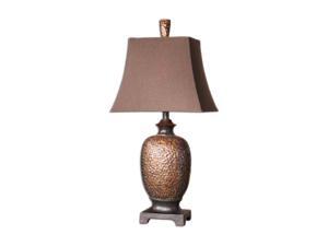 Uttermost Carolyn Kinder Amarion Table Lamp Lightly Distressed Bronze Leaf Finish with Darker Chestnut Bronze Details and A Gray Verdigris Glaze. Uttermost Carolyn Kinder Amarion Table Lamp Lightly Distressed Bronze Leaf Finish with Darker Chestnut Bronze Details and A Gray Verdigris Glaze.