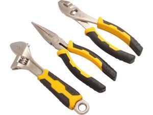Olympia Tools International, Inc. 3 Pcs Pliers and Wrench Set 01-078 6 inches Steel Olympia Tools International, Inc. 3 Pcs Pliers and Wrench Set 01-078 6 inches Steel