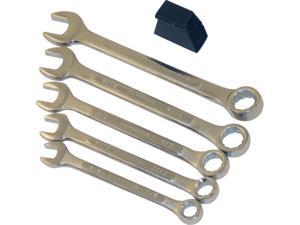 Olympia Tools International, Inc. 5 Pcs SAE Combination Wrench 04-800 Nickel Chrome Olympia Tools International, Inc. 5 Pcs SAE Combination Wrench 04-800 Nickel Chrome