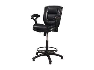 Hillsdale Furniture Dawson Black Upholstered Adjustable Stool Hillsdale Furniture Dawson Black Upholstered Adjustable Stool