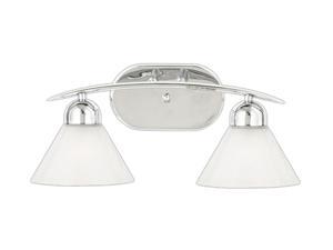 Quoizel DI8502C Polished Chrome Demitri Bath Fixture With 2 Lights Quoizel DI8502C Polished Chrome Demitri Bath Fixture With 2 Lights