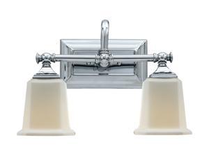 Quoizel Polished Chrome Nicholas Bath Fixture With 2 Lights Quoizel Polished Chrome Nicholas Bath Fixture With 2 Lights
