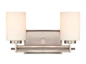 Quoizel Antique Nickel Taylor Bath Fixture With 2 Lights Quoizel Antique Nickel Taylor Bath Fixture With 2 Lights