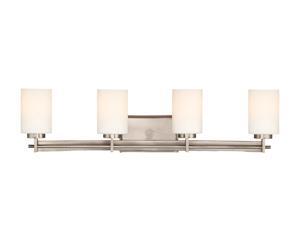 Quoizel Antique Nickel Taylor Bath Fixture With 4 Lights Quoizel Antique Nickel Taylor Bath Fixture With 4 Lights