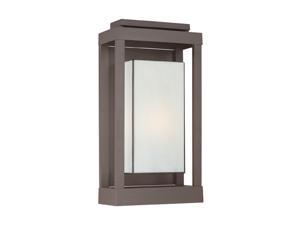 Quoizel Powell Contemporary Bronze Large Wall Lantern Quoizel Powell Contemporary Bronze Large Wall Lantern