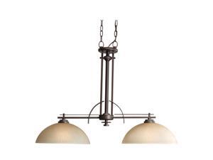 Progress Lighting Heirloom 2-Light Riverside Linear Chandelier Progress Lighting Heirloom 2-Light Riverside Linear Chandelier