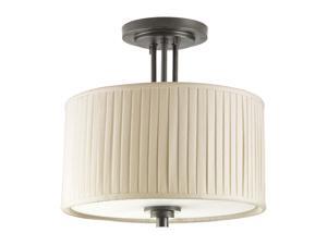 Progress Lighting Espresso 2-Light Semi-Flush Progress Lighting Espresso 2-Light Semi-Flush