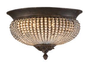 Uttermost Cristal de Lisbon Flush Mount Bronze - Retail Uttermost Cristal de Lisbon Flush Mount Bronze - Retail