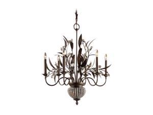 Uttermost Cristal de Lisbon 6+2 light Chandelier Bronze 21017 Uttermost Cristal de Lisbon 6+2 light Chandelier Bronze 21017