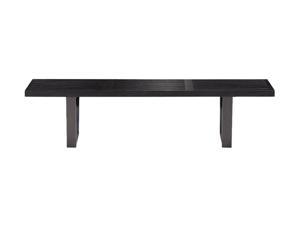 Zuo Modern 500115 Heywood Triple Bench Chrome / Black Zuo Modern 500115 Heywood Triple Bench Chrome / Black