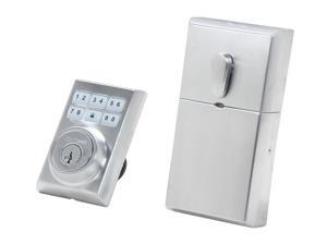 Kwikset 909 CNT 26D SMT CP Contemporary SmartCode Electronic Single Cylinder Deadbolt feat SmartKey in Sati Kwikset 909 CNT 26D SMT CP Contemporary SmartCode Electronic Single Cylinder Deadbolt feat SmartKey in Sati
