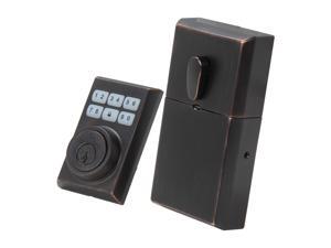 Kwikset 909 CNT 11P SMT CP Contemporary SmartCode Electronic Single Cylinder Deadbolt feat SmartKey in Vene Kwikset 909 CNT 11P SMT CP Contemporary SmartCode Electronic Single Cylinder Deadbolt feat SmartKey in Vene