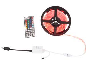 HitLights Weatherproof RGB Multicolor Changing SMD5050 LED Light Strip Kit - 150 LEDs, 16.4 Ft Rol, Includes 60W Adapter and 44 Key Controller - Color Changing, 149 Lumens per foot, IP65 HitLights Weatherproof RGB Multicolor Changing SMD5050 LED Light Strip Kit - 150 LEDs, 16.4 Ft Rol, Includes 60W Adapter and 44 Key Controller - Color Changing, 149 Lumens per foot, IP65