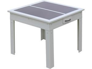 NATURE POWER Savana Solar Table - White NATURE POWER Savana Solar Table - White