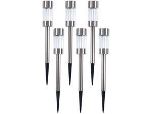 Pure Garden Outdoor Solar Yard Pathway Lights - Set of 6 Pure Garden Outdoor Solar Yard Pathway Lights - Set of 6